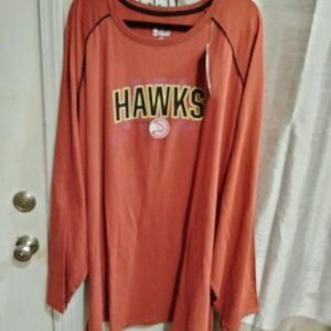 Atlanta Hawks NBA Majestic Men's Longsleve T-shirt